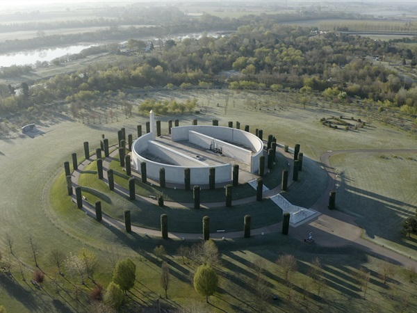 Aerial National Memorial Arboretum (1)