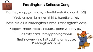 paddington song