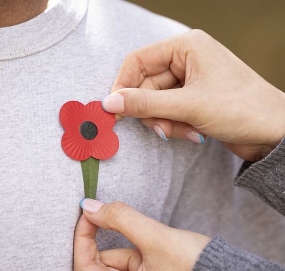 Matter designs recyclable plastic-free remembrance poppy