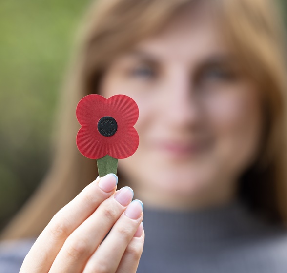Matter designs recyclable plastic-free remembrance poppy
